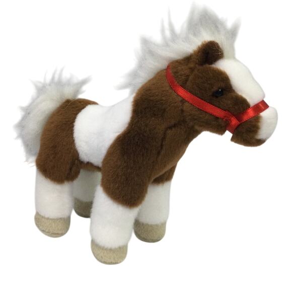 Breyer Aurora Paint Horse 2022 7" Brown White Plush Soft Stuffed Animal - Picture 1 of 9